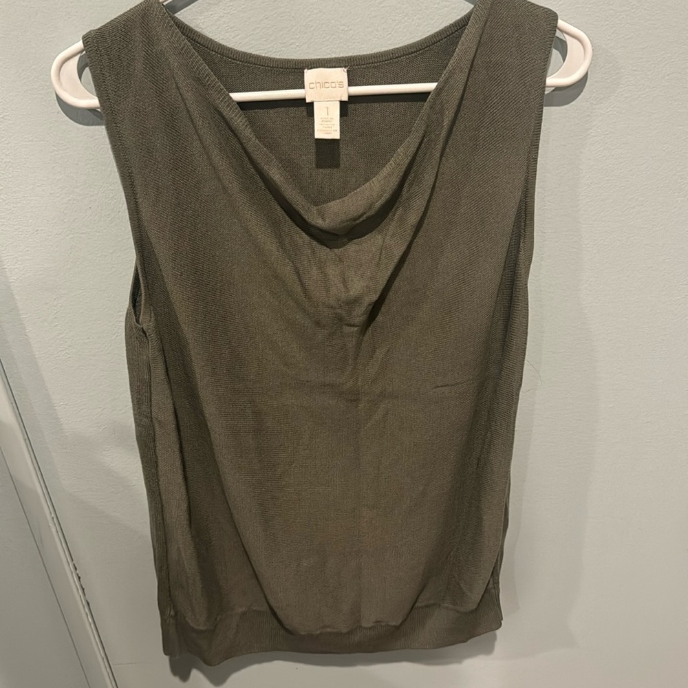 Chico’s Sweater Tank Top Size 1